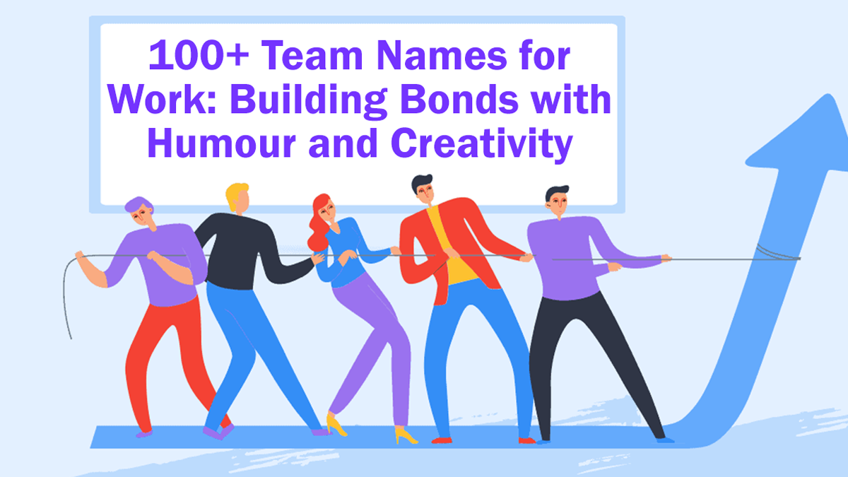 Creative team names brainstorming session