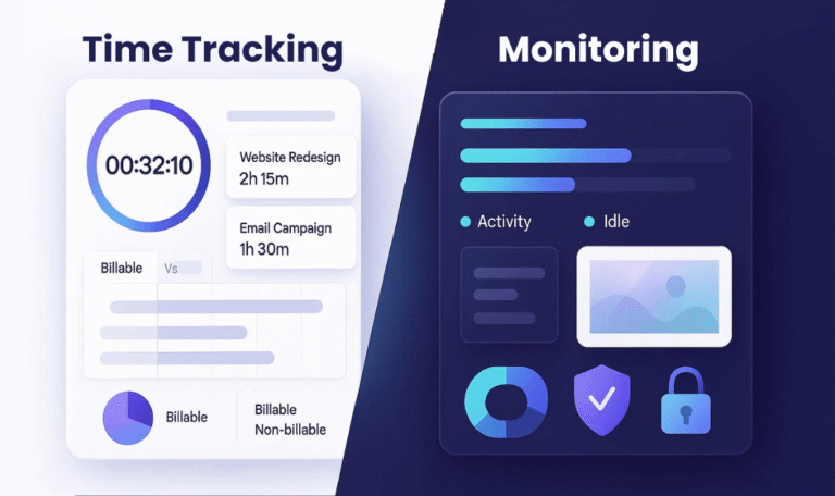 Monitoring Software vs Time Tracking